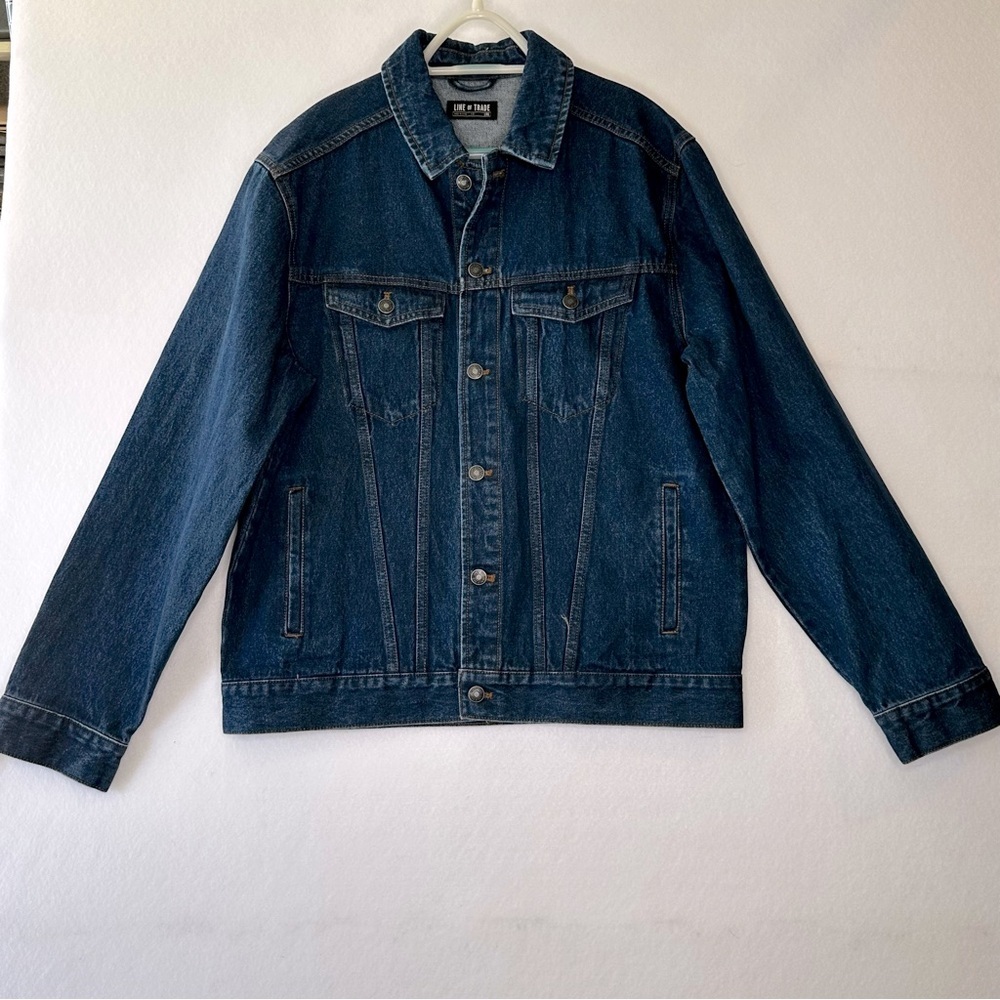 Line of trade‎ denim jacket large NWOT